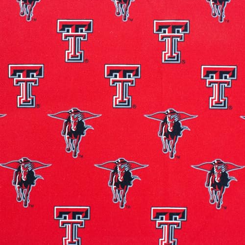 Image of College Covers Everything Comfy Texas Tech Red Raiders 2 Piece Chair Cushion
