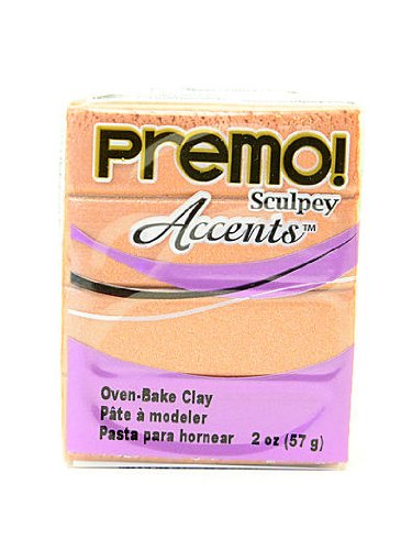 Sculpey Premo Premium Polymer Clay Copper 2 oz. [Pack of 5 ]