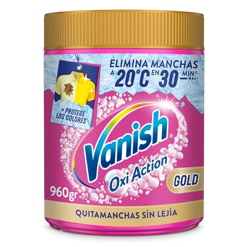 Vanish Oxi Action Quitamanchas y Blanqueador Polvo para Ropa de Color - 960 gr