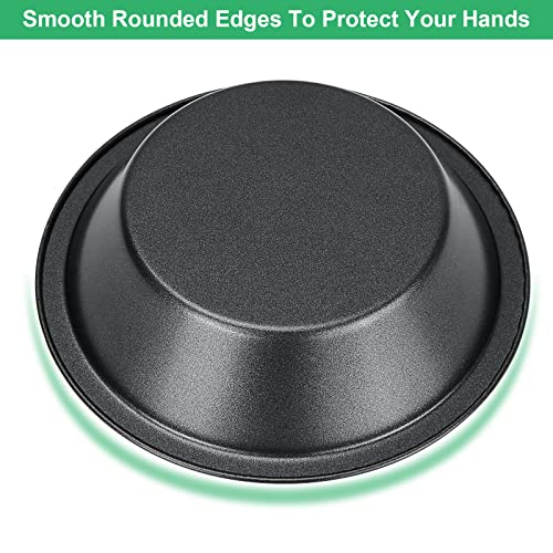 12PCS Pie Dishes, Mini Quiche Dishes Individual Round, Carbon Steel Non Stick Mini Tart Tins, Small Individual Pudding Pie Tins Dishes for Oven Baking (12.7x8x3cm) - Image 6