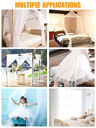 2 Pcs Garden Net Barrier - 10 X 13Ft For Each Bird Garden Screen Mesh Netting, Heavy Duty Garden Mesh For Terraces Balconies Patios Protecting Your Skin Plants Vetegables Diy (White) #TOP5