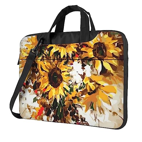Sac ordinateur portable tournesol : sac à bandoulière homme et mallette de travail