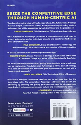 The Automation Advantage: Embrace the Future of Productivity and Improve Speed, Quality, and Custome