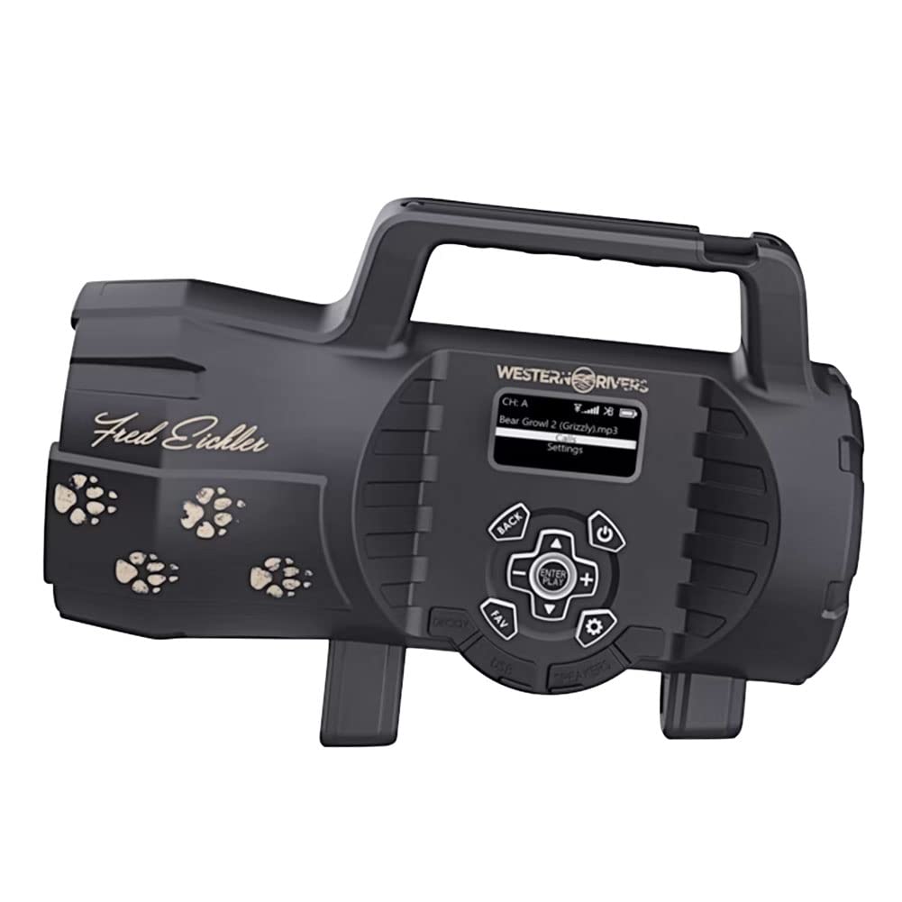 HME Western Rivers Unisex's Eichler Game Caller Single Speaker, Black, One size