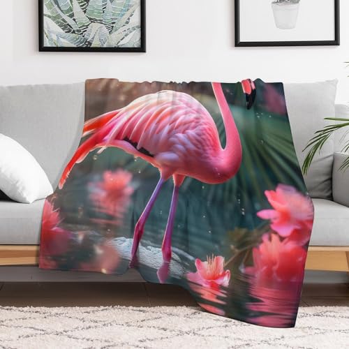 Manta de franela de flamenco 140x180 cm para niños y adultos 3