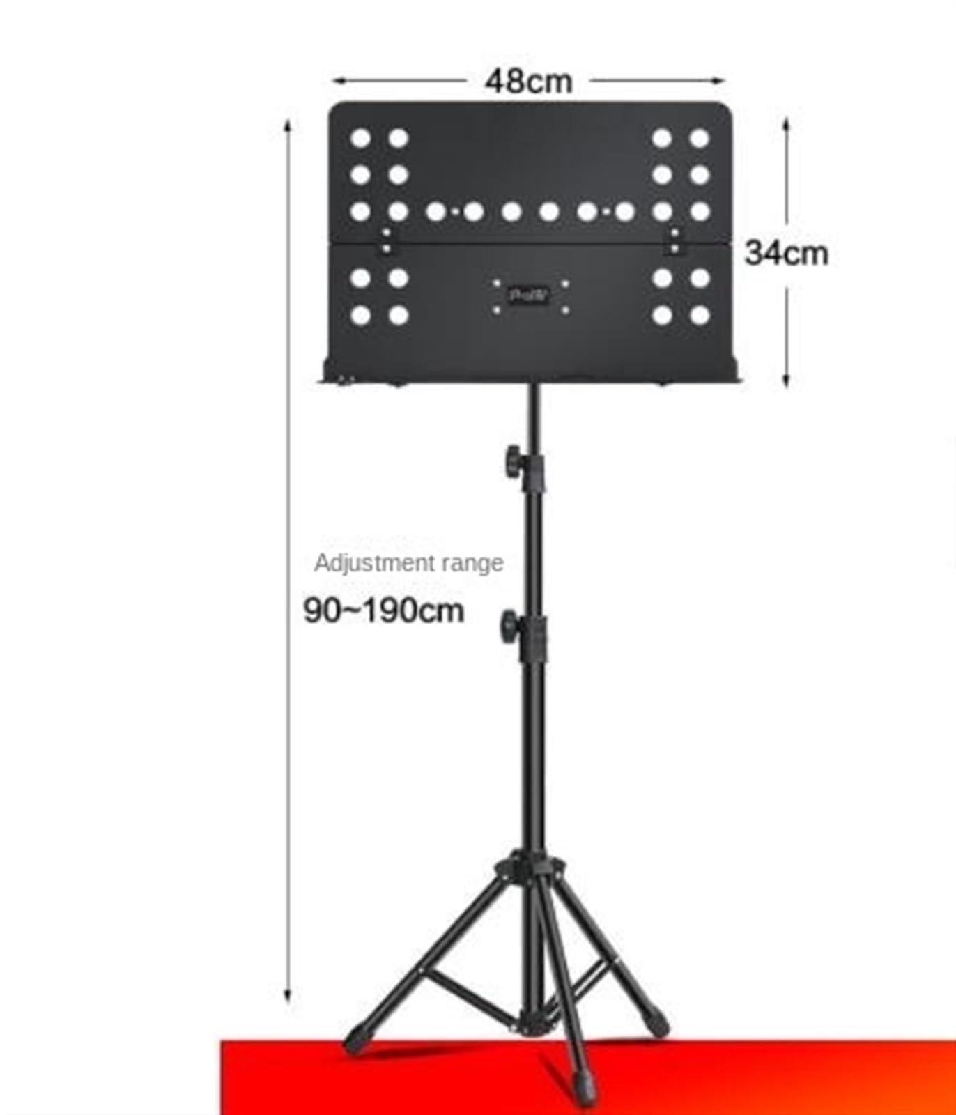 Leggio per Spartiti Musicali Supporto per Spartiti Pieghevole Portatile Multifunzionale Adatto per Chitarra, Violino, Tamburo