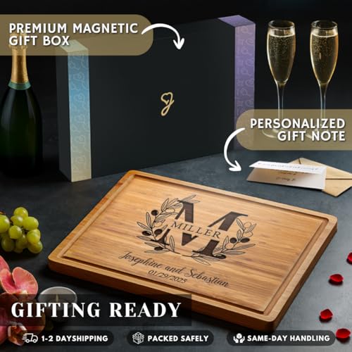 Tabla De Cortar Personalizada De Bambú Rectangular miniatura 4
