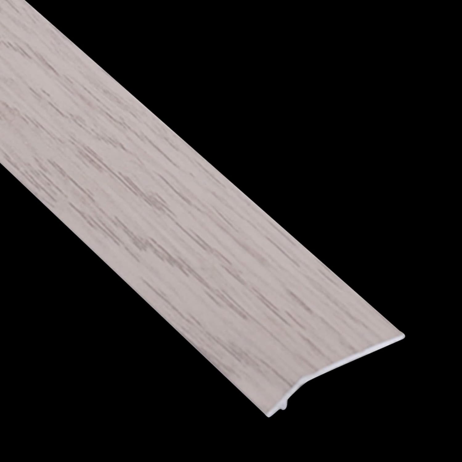 Transition Strip Metal Transition Threshold Transition Strip Wood Grain Carpet Lining Strips/Door Edge Cover for Indoor Kitchen Bathroom Multiple Colors Optional (Style1)