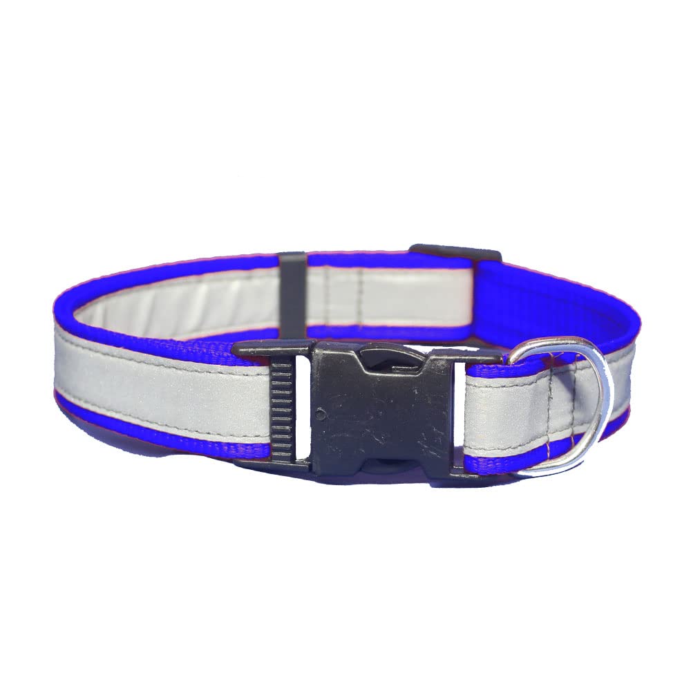 Payton Perry Reflective Dog Collar, Quick Release Buckle, Pet Collars for Small Medium Large Breed Dogs (Recommended for 15-25kg pet) (Medium, Blue) (B0B3Y2XHBR) Amazon Price History, Amazon Price Tracker