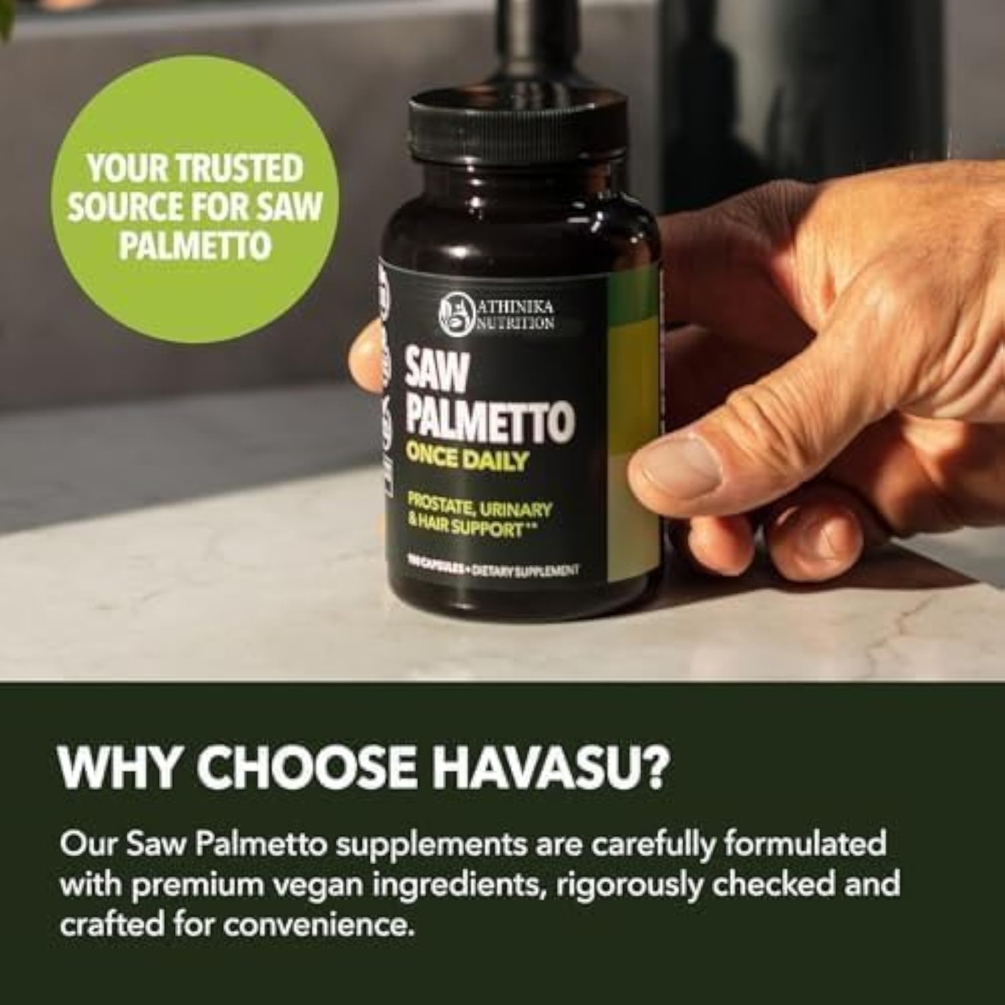 Saw Palmetto Prostate Health Supplement