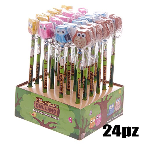 STOCK LOTTO 24 PEZZI Originale matita con gomma a