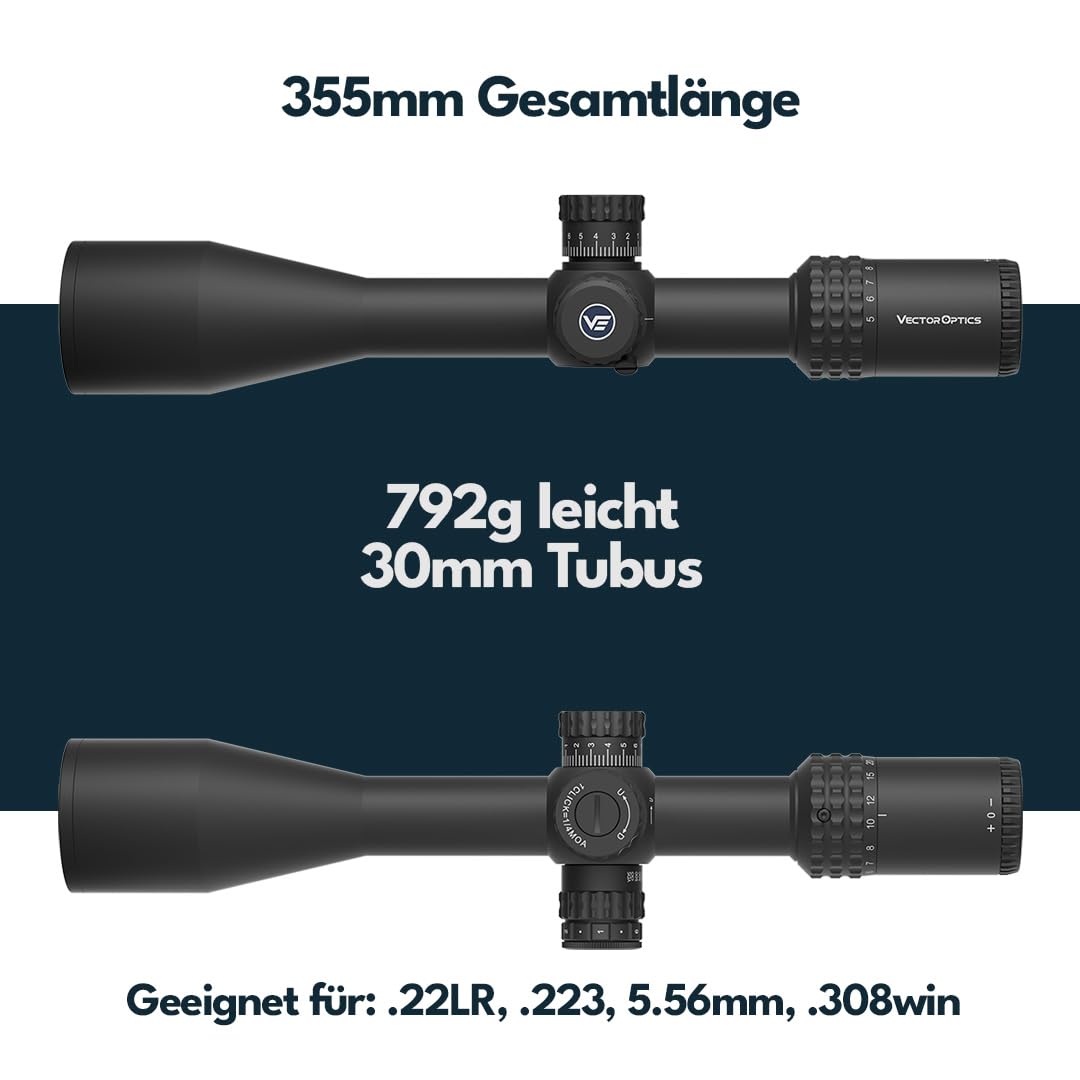 Vector Optics Sentinel 5-25x50 HD FFP Lunette de visée optique