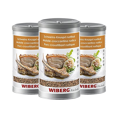 Wiberg Schweins-Knuspri rustikal Gewürzsalz, 880g 3er Pack