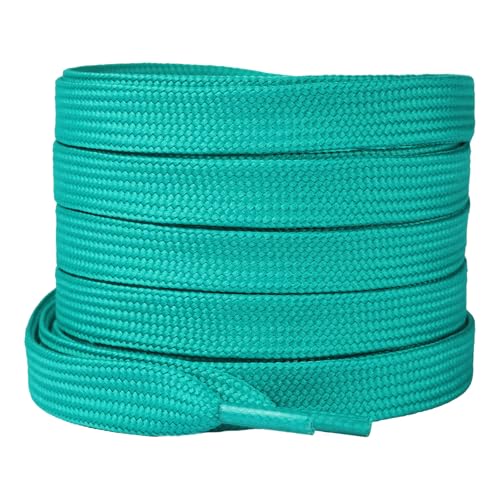 Image of Booyckiy 2 Pairs 2 /5 inch Flat Shoe Laces for Sneakers 31 Colors Shoelaces in 27 inch-72 inch
