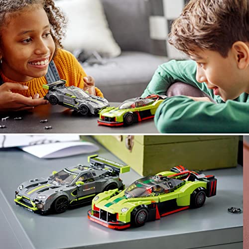 LEGO 76910 Speed Champions Aston Martin Valkyrie AMR Pro & Vantage GT3, Bausatz mit 2 Rennwagen, Modellautos für Kinder… – Bild 7