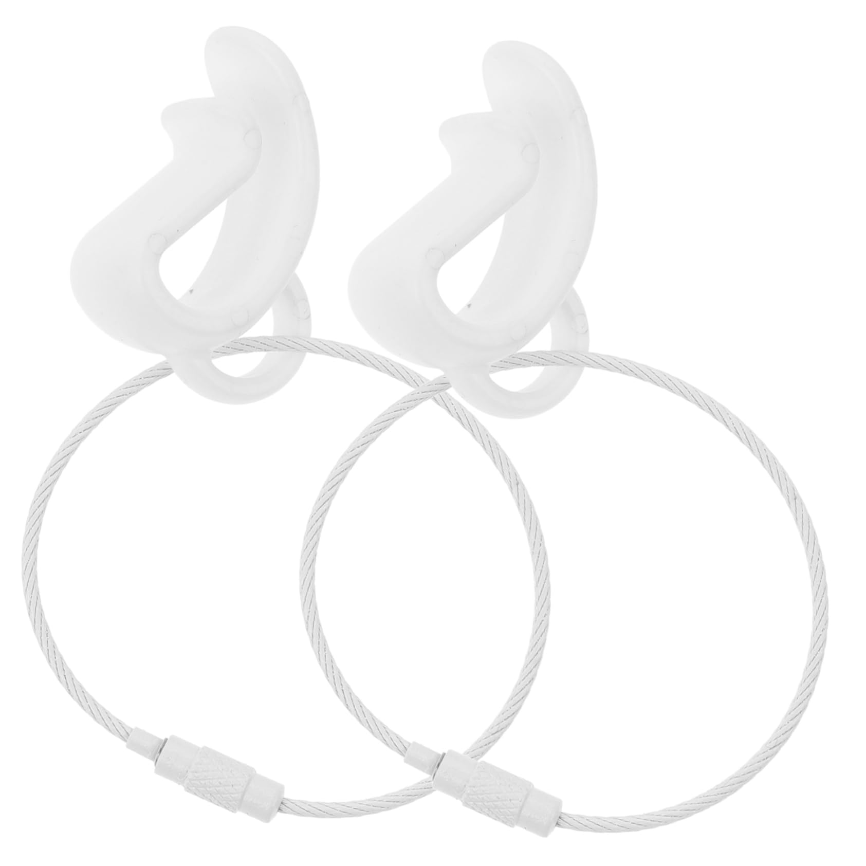 VANZACK 2pcs Compact Flying Disc Clip Disk Clamp Portable Disc Holder for Outdoor Sports