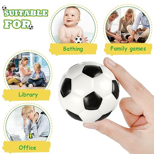 Ainiv 12 Stück Schaumstoffbälle, Stress Bälle, Mini Sportbälle, Antistressball für Schaum, Stressabbau-Ballspielzeug, Geburtstagsparty-Geschenke, Kinder und Erwachsene für Party-Verschiedene Ballstile