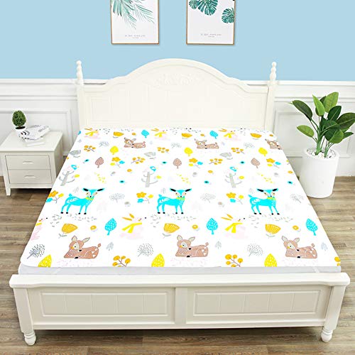 Wasserdicht Blatt Geldklammer,matratzenauflagen,Windeln Liner Decke Matten Resuable Baby Urin Wechseln des Pads Spielmatte-a