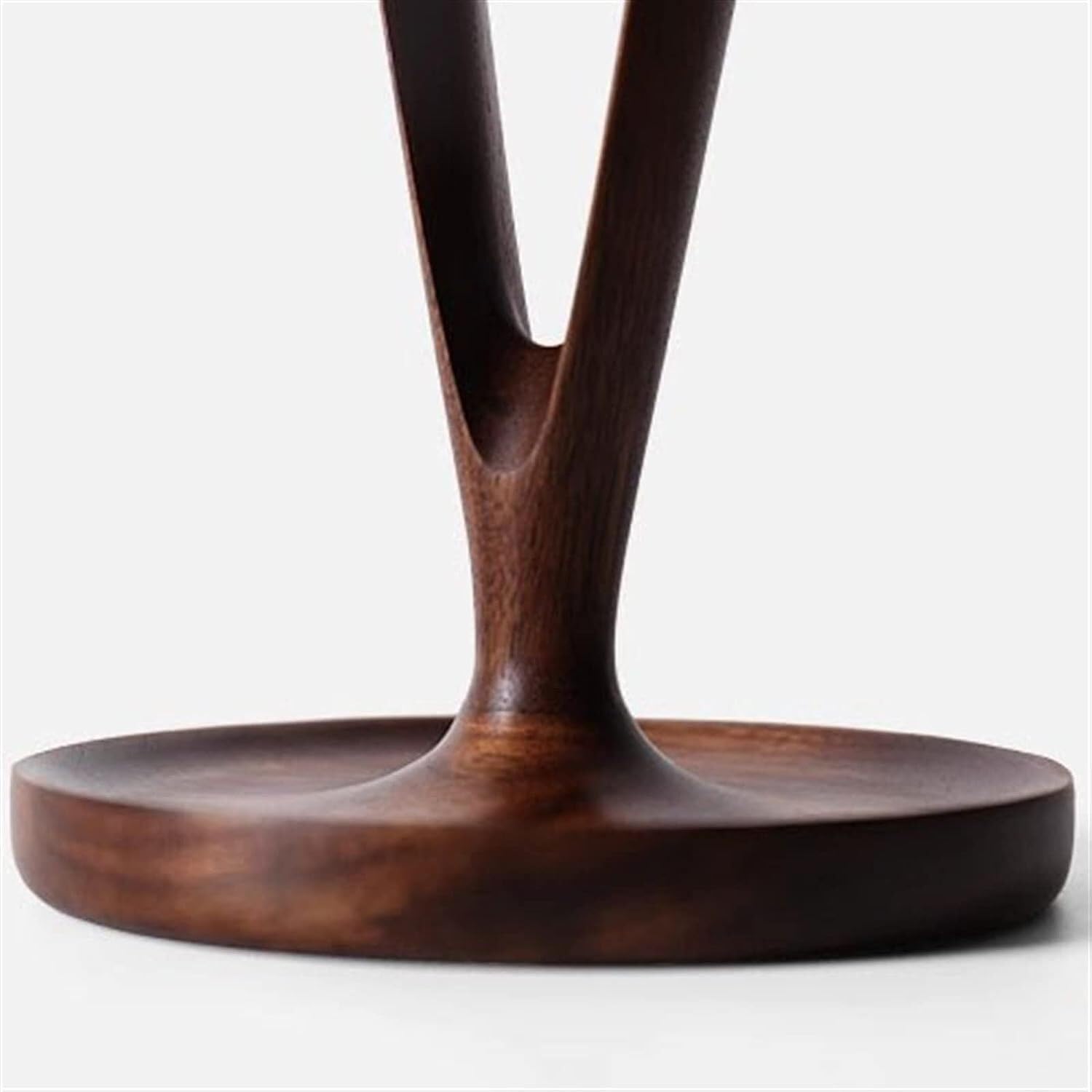 Supporto per Cuffie con Gancio in Legno di Noce e Acero per scrivania, Ufficio, PC da Gaming.