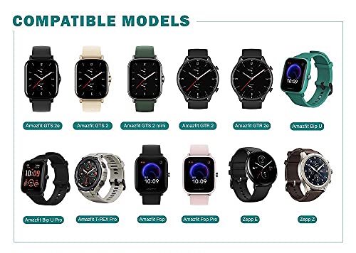 Sounce Charger Cable Compatible with Amazfit GTR 2, GTR 2e, GTR 2 eSIM, GTS 2 Mini, GTS 2e, GTS 2, BIP U, BIP U Pro, Pop Pro - USB Charging Cable 3.3ft - Image 8