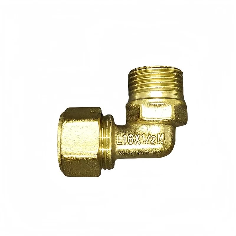 Codo de latón soluciona goteos en tubo 1216 acoplamiento macho 1/2 BSP 5