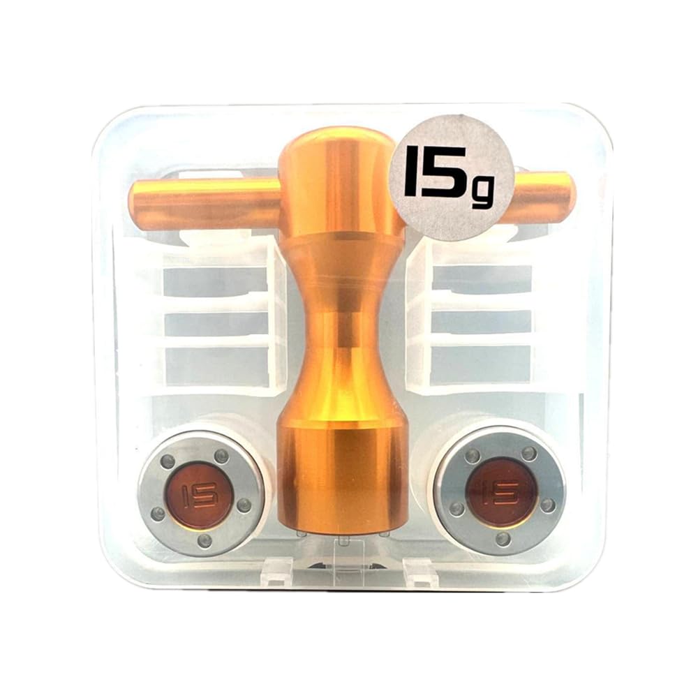 Compatible with Titleist Scotty Cameron Golf Club Putter 2pcs Weight+Wrench Tool 15/30/35/40/45g (Gold,2pcs*25g+Wrench)