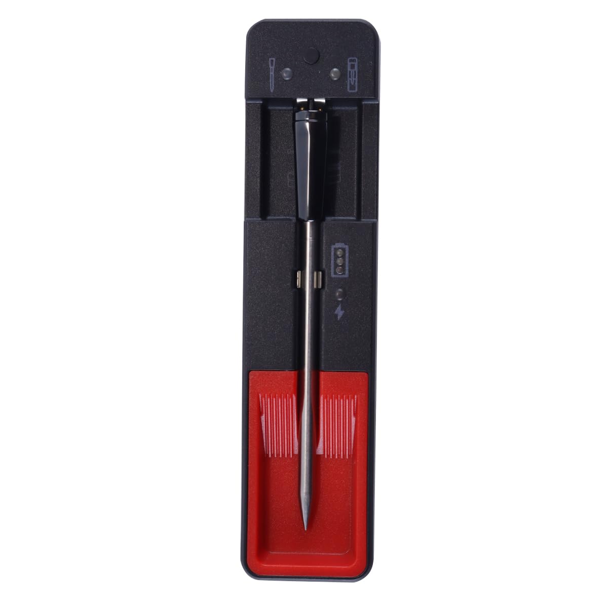 Ticha Termómetro de carne, inalámbrico, alcance de 109,7 m, Bluetooth, termómetro de parrilla, respuesta de 1 segundo, impermeable IP67, para freír, parrilla, asador