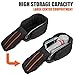 Ibera Bike Bag Commuter 17L - Clip-On Bike Rack Bag with Shoulder Strap - Hard Base, Reflective Trim & Taillight Compatible - Bicycle Bag for Daily Use & Commute - PAKRAK ONLY FOR IBERA RACKS