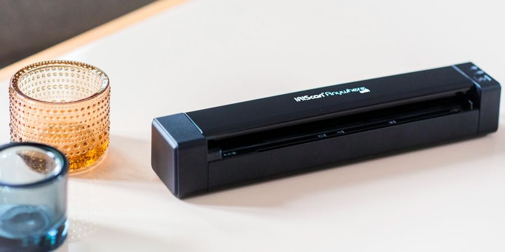 IRIScan Anywhere v6 Scanner Portable de Documents A4 WiFi Recto 15 ppm Couleur Noir/Blanc