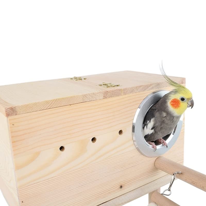 Puesto de pájaros Soporte de Juego for Loros, Nido cálido, pájaro, Escalera Escalada, peonía, fénix Negro, Periquito, Juguetes Entrenamiento
