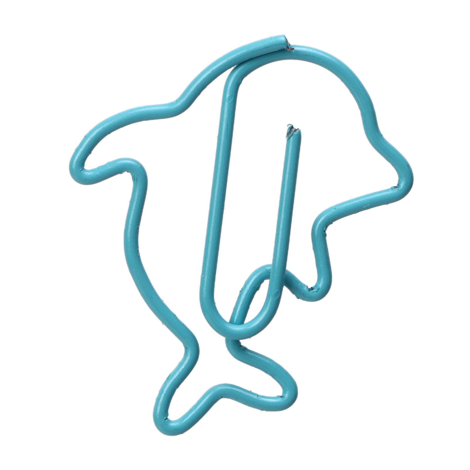 32 Cajas de Innovadores Clips de Papel de Metal Pequeños Combinados de Pony, Conejito Y Delfín para Papeleo Y Oficina, Lindos Clips de Papel Decorativos, Divertidos Clips de Papel