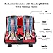 Giantex Foot and Calf Massager with Heat - Shiatsu Foot Massager Machine with Vibration, Deep Kneading, 3-Level Intensity Modes, Electric Foot Massager for Tired Feet, Leg, Calf Pain Relief (Red)