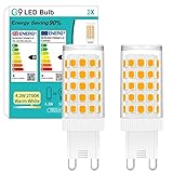 led g9 warmweiß 400 lumen ✔【Feuerfeste Keramikbasis und Hohe Qualität】Unsere G9 LED Glühbirnen sind mit einem feuerfesten Keramiksockel ausgestattet, der Wärme besser absorbiert und ableitet als herkömmliche Glühbirnenfassungen, die die Lebensdauer auf 35,000 Stunden verlängern. Auch kein Blei oder Quecksilber, keine UV- oder IR-Strahlung, eine tolle Kombination aus hervorragender Energieeffizienz, langlebiger Leistung und weicher und angenehmer Lichtatmosphäre
