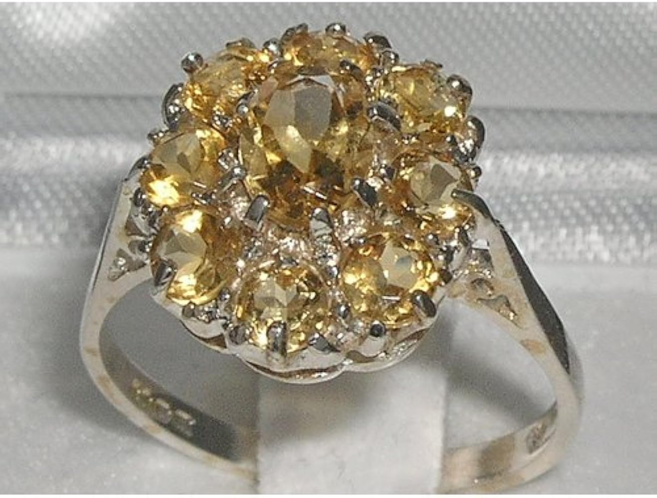 Amazon | 英国製 (イギリス製) K14 ホワイトゴールド 天然 2カラット Amazon | 英国製 (イギリス製) K14 ホワイトゴールド 天然 2カラット