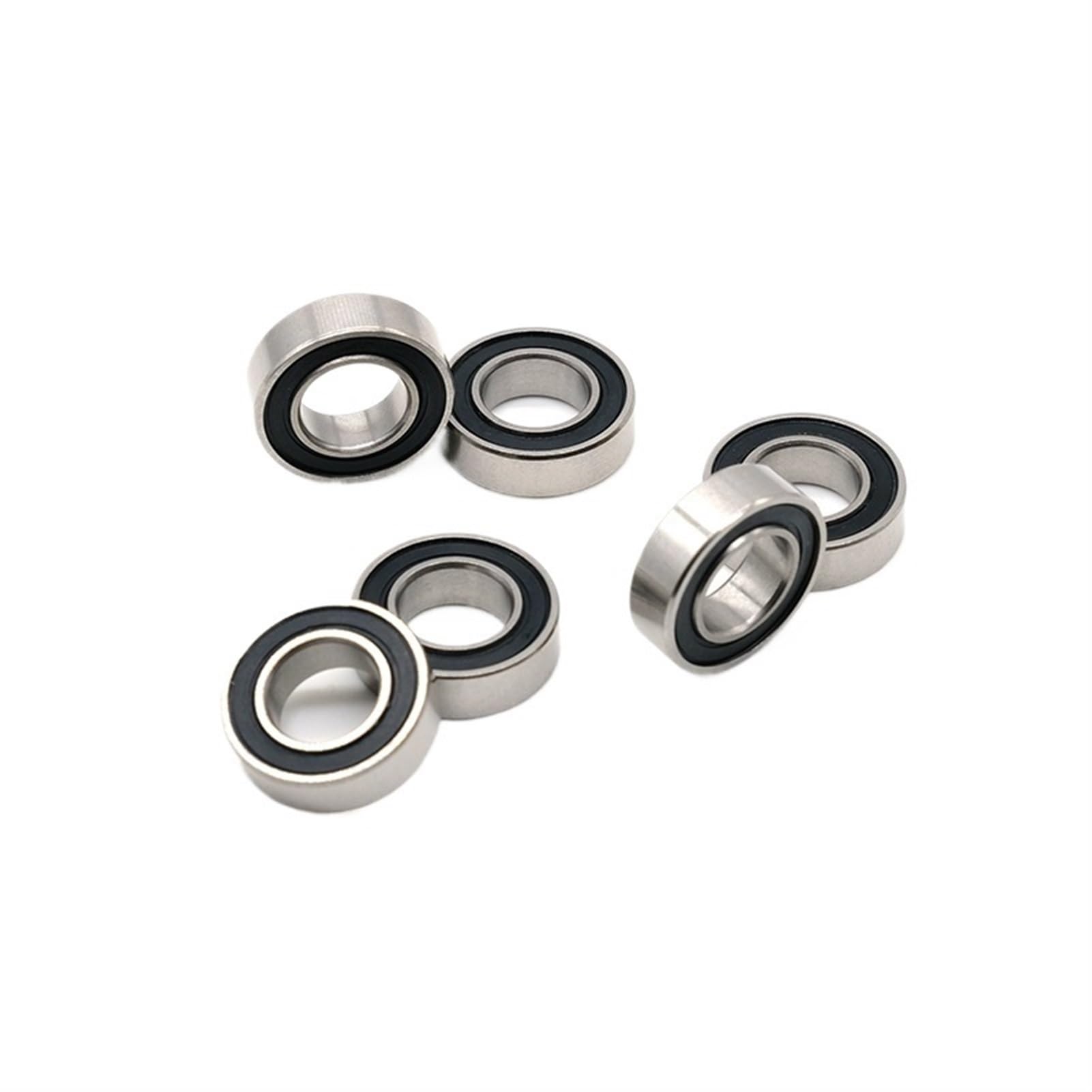 Cuscinetti a sfere a gola profonda 6 Pz 6204-2RS Cuscinetto a sfere 20 * 47 * 14 mm Doppia guarnizione in gomma ABEC-7 Cuscinetti a sfere prelubrificati 6204RS