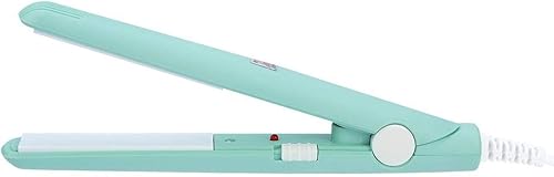 Miniatura 5 de Mini rizador de pelo, plancha plana de cerámica para rizadores cortos y pequeños, tamaño de viaje, flequillo 2 en 1, placa de turmalina, calefacción