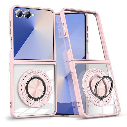 Coque Galaxy Z Flip 7 antichoc de qualité militaire avec anneau