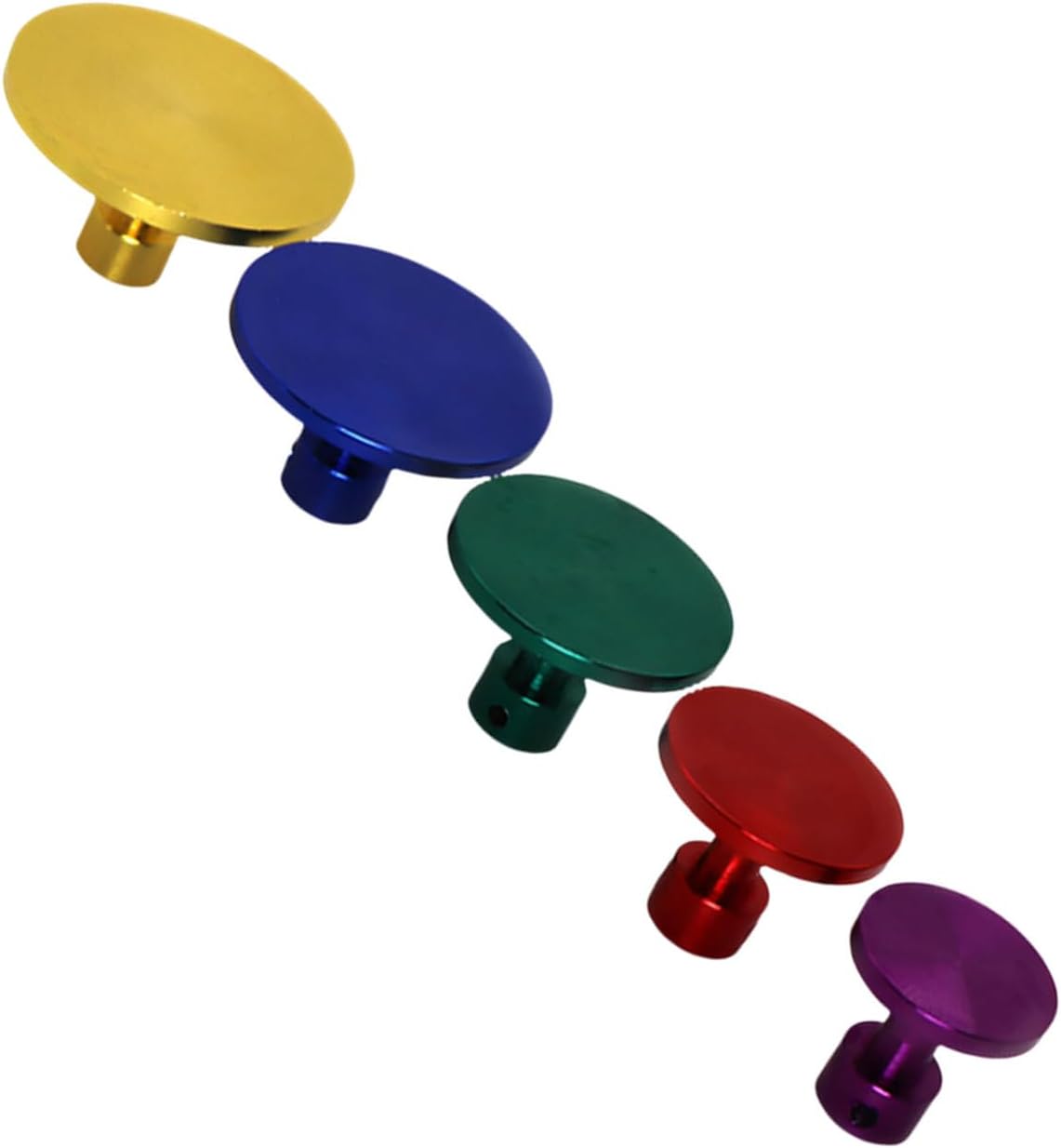 Dent Repair Heads Set, Aluminum Alloy, Color Coded