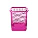 D.RECT Portapenne rettangolare in metallo | Portapenne a forma di cubo in metallo | in rete multifunzione per penna a sfera rosa, 110849