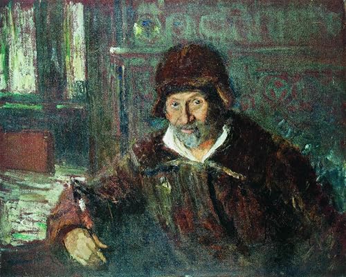 Tableau autoportrait d'Il Ya Repin impression sur toile décoration murale