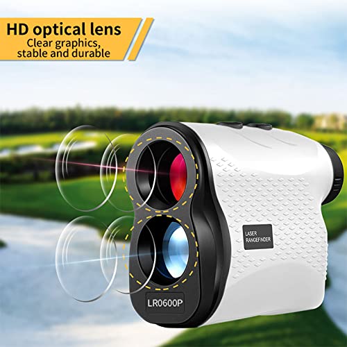 Laser Rangefinder for Golf,CHNADKS 6X Golf Range Finder Distance Measuring with LCD Display Flag Slope Mode - Thumbnail 2
