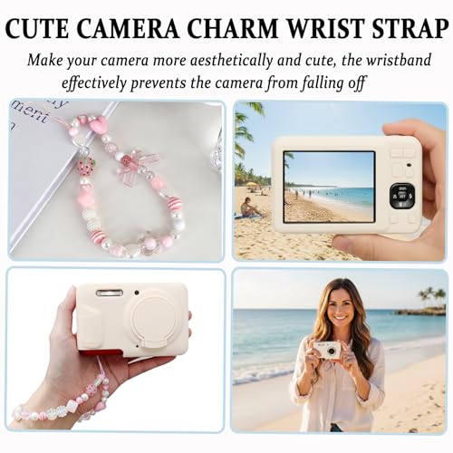 Funda de silicona para cámara Kodak PIXPRO FZ55 blanca miniatura 2