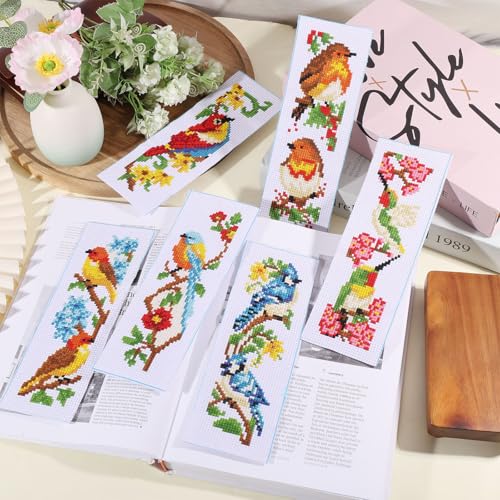 Kit marque-page au point de croix ORIGACH, cadeau idéal pour lecteur - 6