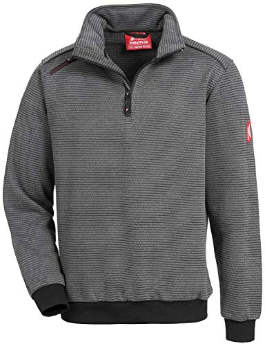 Preisvergleich Produktbild Nitras Motion Tex Plus 7037 - Warmer Herren-Arbeitspulli - Dunkelgrau - Gr. L