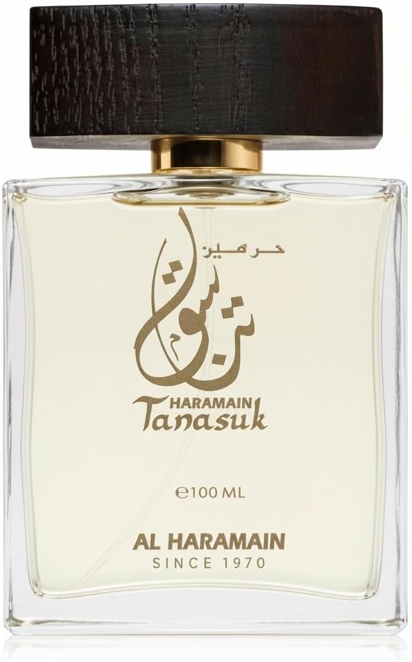 Tanasuk Extrait de Parfum Spray 100ml | Luxury Unisex Perfume with Rose, Grenadine, Saffron, Jasmine, Amber, Vanilla, Musk & Brown Sugar | Long Lasting Arabian Fragrance