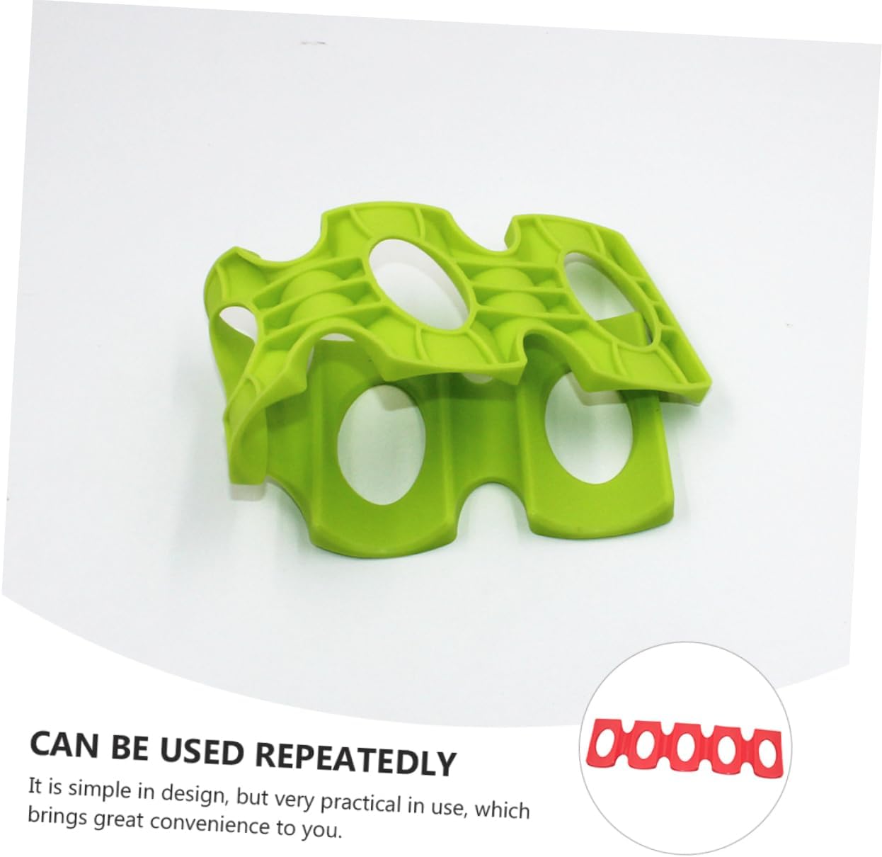 Mikinona Silicone Can Rack Water Bottle Storage Rack Beer Storage Shelf Wine Holder Kitchen Counter Organizer Random Color