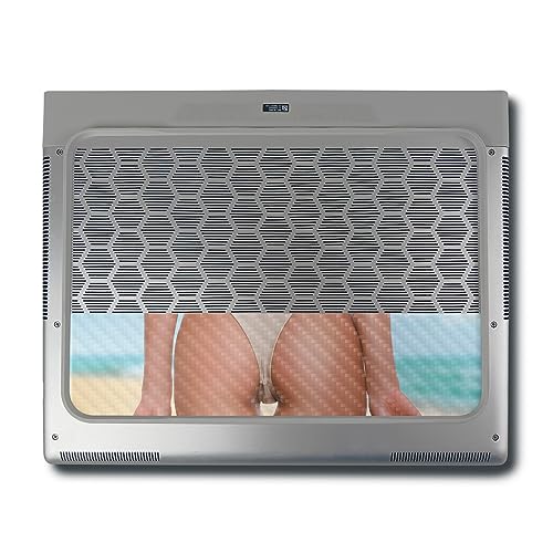 Image of MightySkins Carbon Fiber Skin Compatible with Alienware X16 R1 (2023) Full Wrap Kit - Beach Ready | Protective, Durable Textured Carbon Fiber Finish | Easy to Apply & Change Styles | Made in The USA