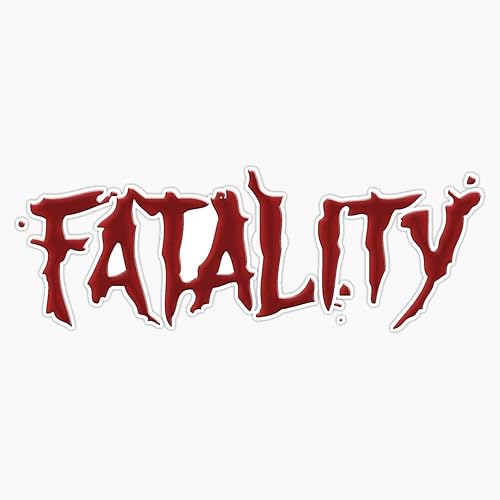 Fatality - Adhesivo de vinilo impermeable para coche, laptop, pared, ventana, 5 pulgadas