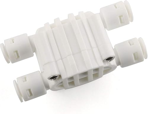 Miniatura 4 de E-outstanding Válvula de cierre automático de 4 vías de ajuste a presión de 14 pulgadas con accesorios de conexión rápida para sistema de ósmosis