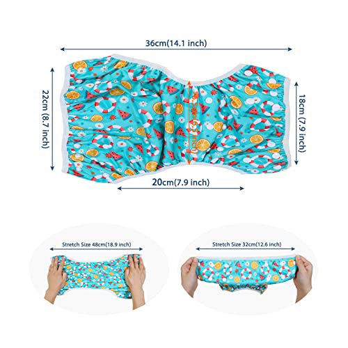 Tdiapers Swim Diapers Reusable Adjustable Baby Shower Gifts For Boys Girls,Pack Of 2,M #TOP2